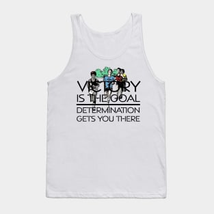 Track Victory Slogan Tank Top